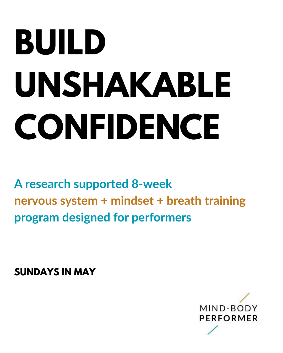 MindBody Performer 8 Week Group Program