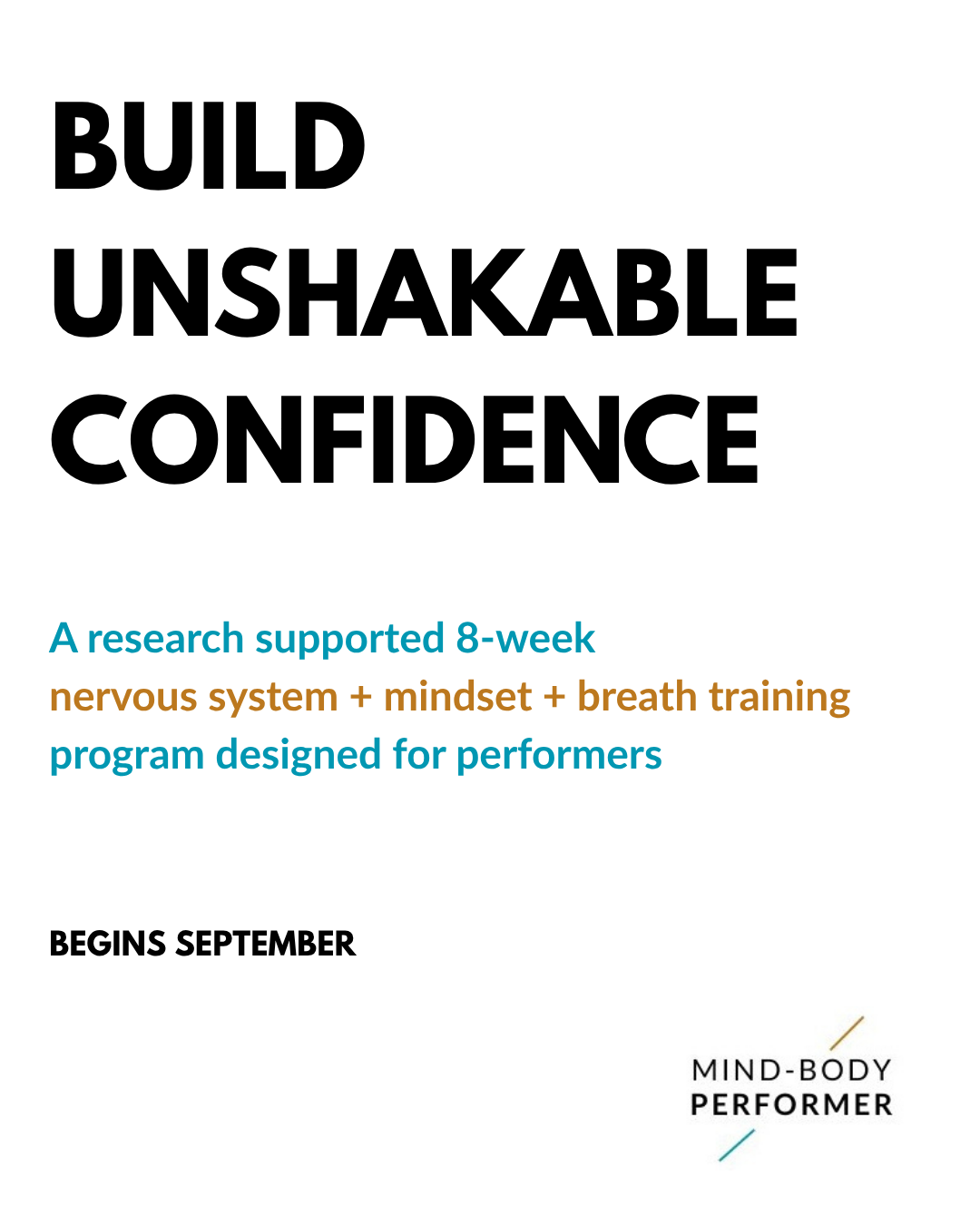 MindBody Performer 8 Week Group Program